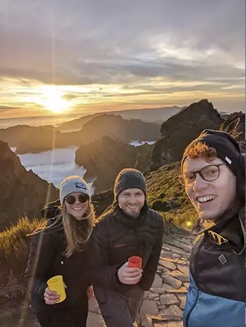 Sunrise with Cabeco Alto