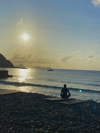 After work moment at the beach